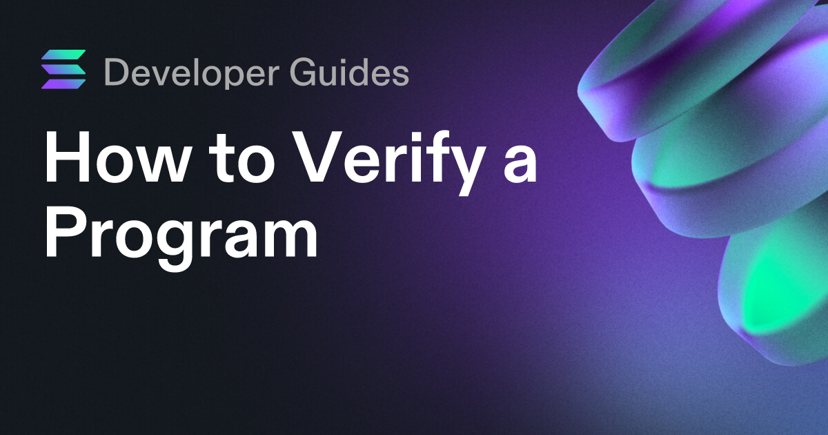 How to Verify a Program