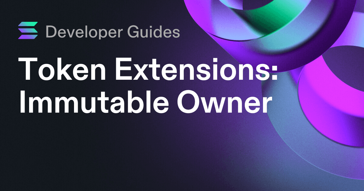 How to use the Immutable Owner extension